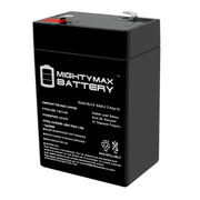 Mighty Max Battery ML4-6 - 6V 4.5AH Lithonia ELB06042 SLA Replacement Battery ML4-6917111